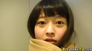 Nice japanese teen pees